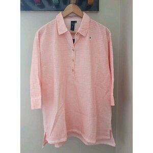 New Focus Popover Waffle Textured Blouse